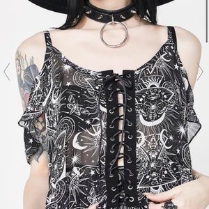 Killstar New Moon top Chiffon